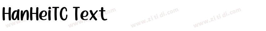 HanHeiTC Text字体转换